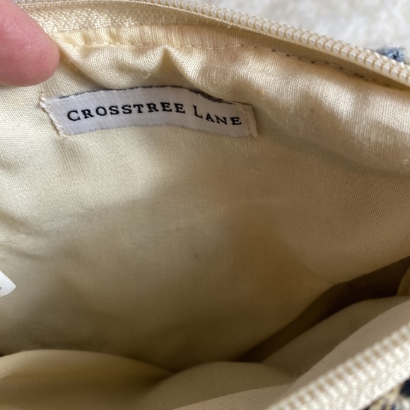 crosstree lane Bags Crosstree Laneupcycled Denim Tote Bag With Leather Tassel Purse